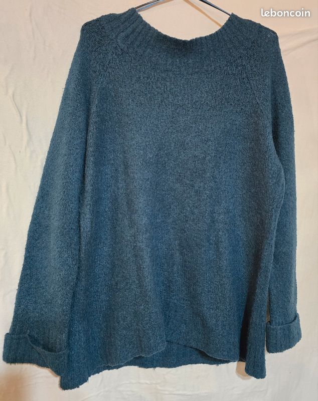 Pull Bleue Camaïeu T: 40-42 (image 3)