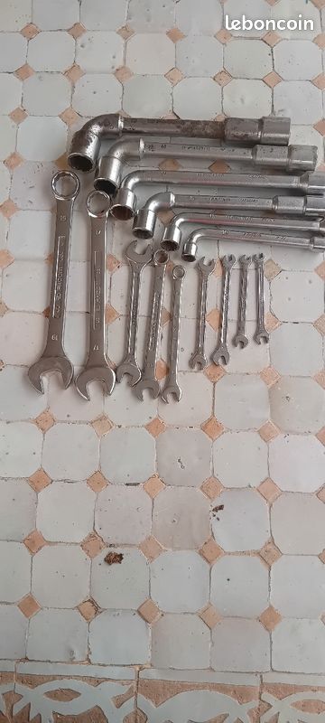 Clés à pipes, plates et oeils, plates facom (image 5)