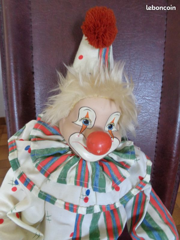 Clown en peluche Plim Plim de 7,8 pouces,jouet de poupée clown en