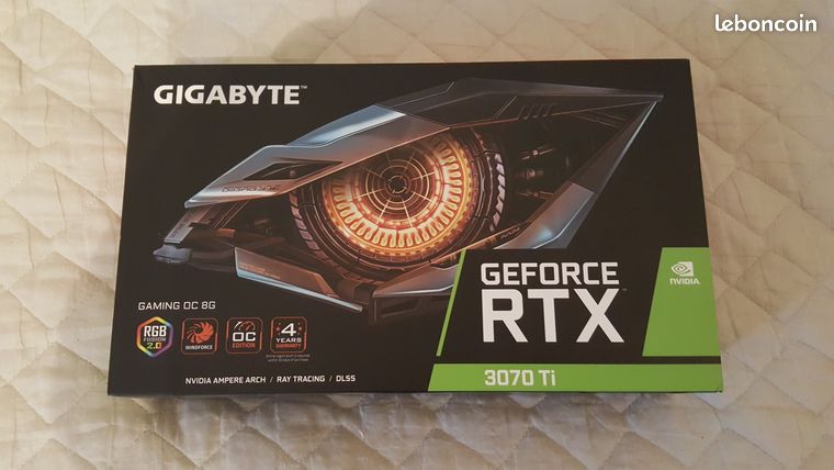 RTX 3070 TI Gigabyte GAMING OC 8G Très bonne état 1