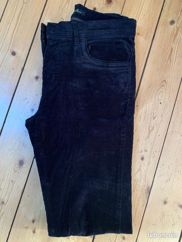 Pantalon En Velours Noir LCDN, Taille 52, Neuf Sans étiquettes - Pour Homme