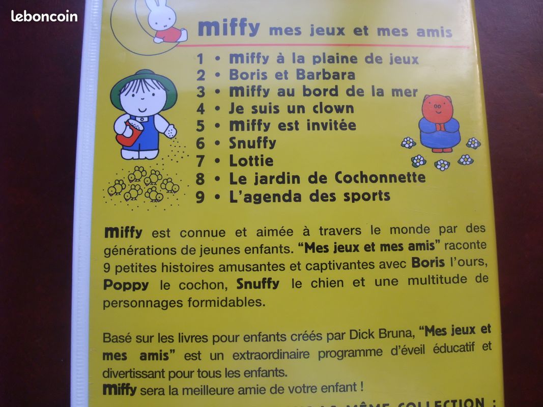 K7 VIDEO " MIFFY " Mes jeux et mes amis année 1999 NEUF (image 3)
