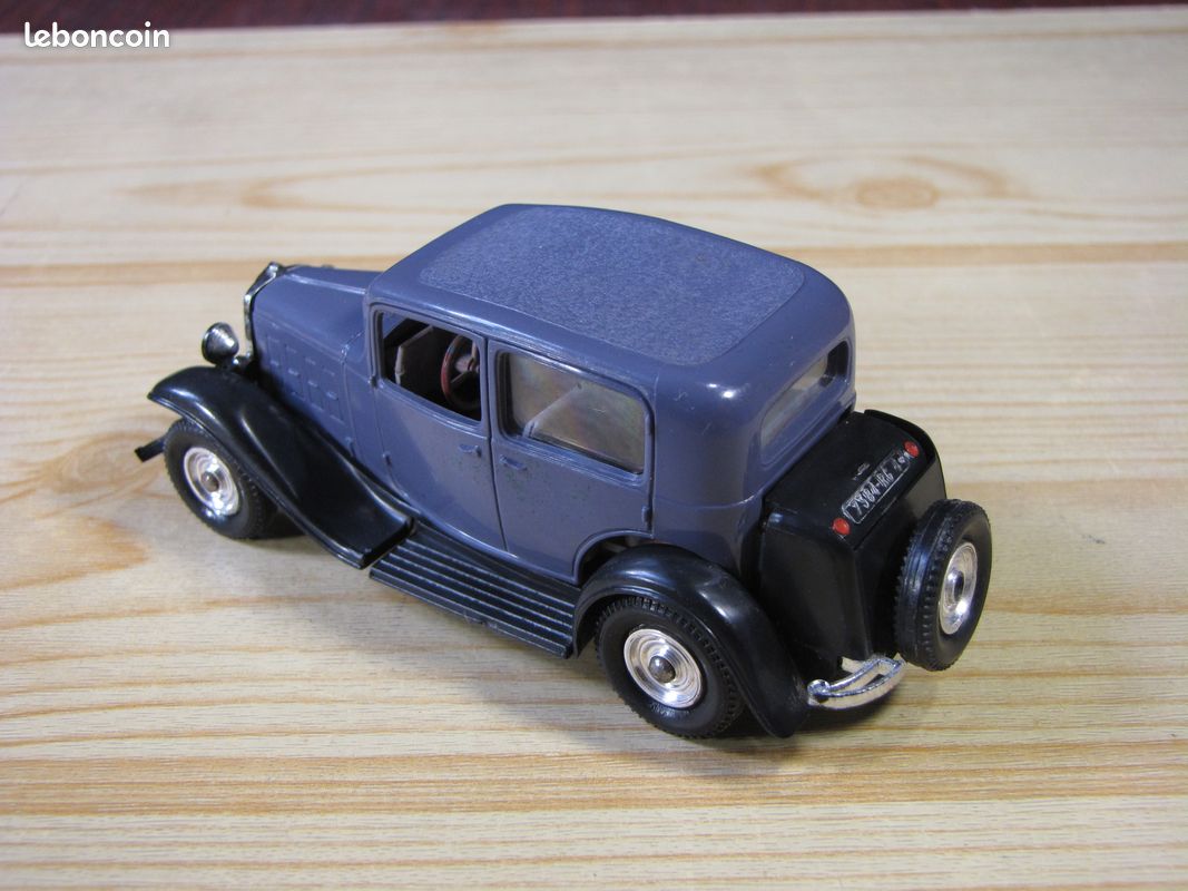 Miniature Norev 1/64 Citroën Rosalie N°4 Des Records - Échelle 1:64 - Métal - Année 1933 - Neuf