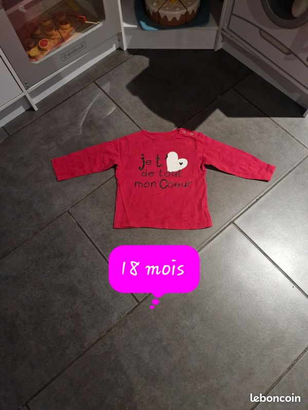 T-shirt 18 mois (image 1)