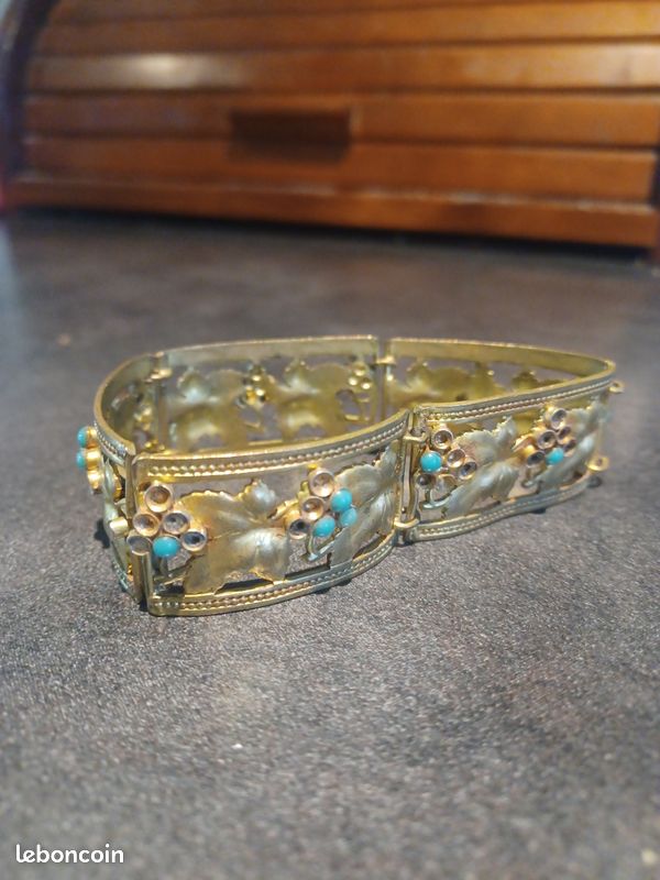 Bijoux collier et bracelet plaqué or (image 4)