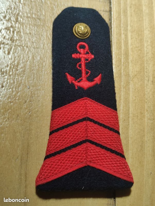 Lot marine nationale fourreaux pattes épaules galon (image 3)