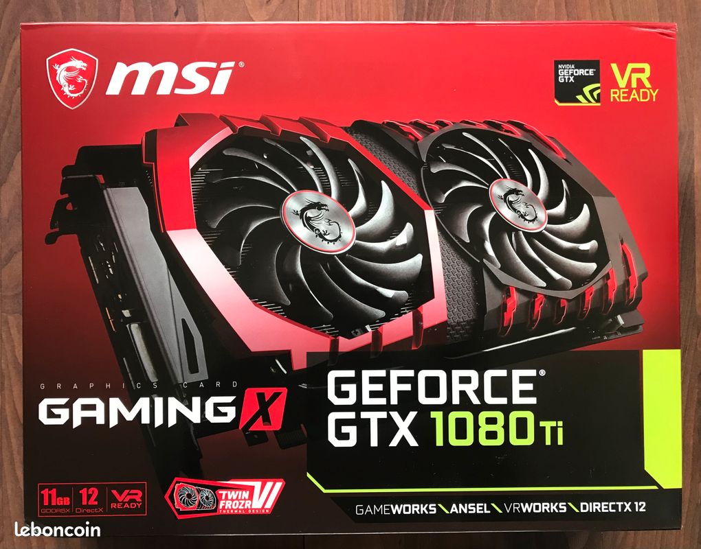 Carte graphique MSI gtx 1080ti - Accessoires informatique