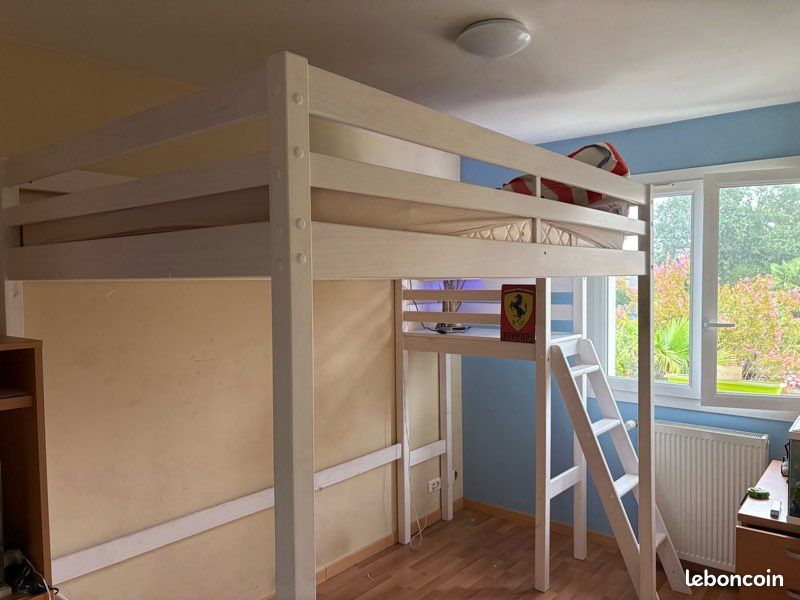 Lit en hauteur 140 x 190 (image 2)