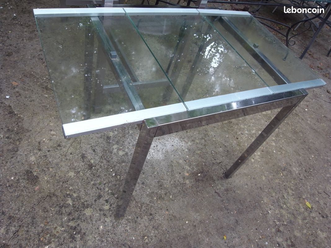 Table en verre pliante (image 3)