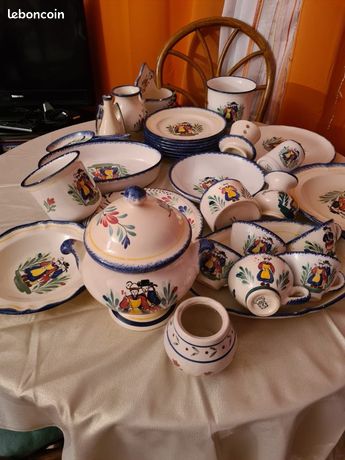 SERVICE DE TABLE complet vaisselle porcelaine EUR 650,00 - PicClick FR