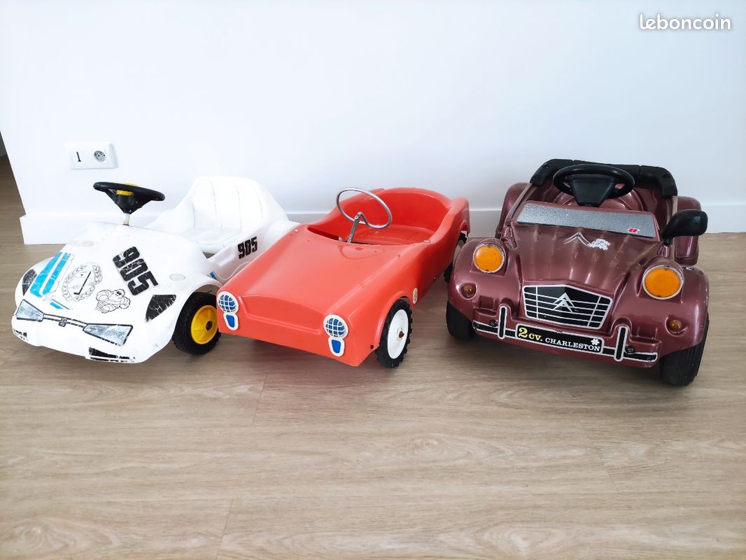 3 Enjoliveurs Pour Voiture à Pédales - Réf 120 ALSA, Rétro, Occasion