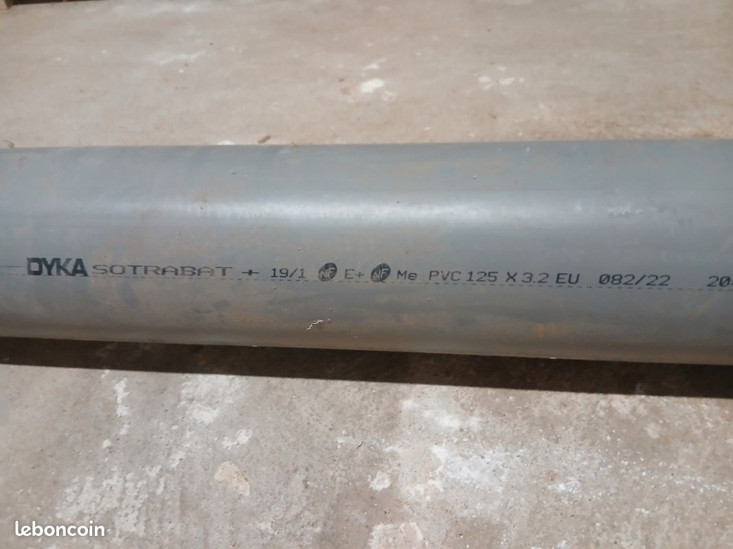 Tuyau evacuation NF 4m ø 125mm (image 2)