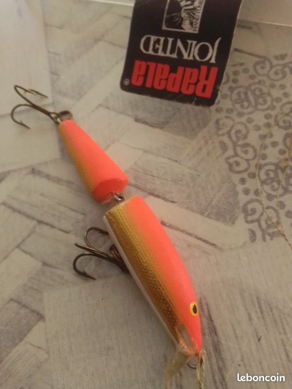 Leurre flottant vintage années 70 RAPALA Kelluva 11S Hopea