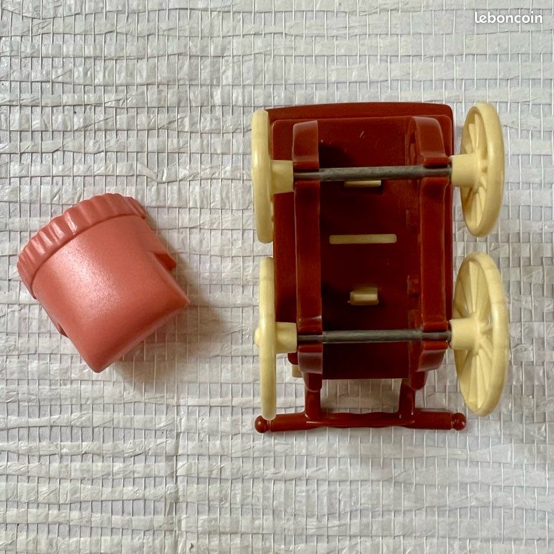 Set Playmobil Vintage 5502 - Belle Époque, Nourrice Et Landau (1989)