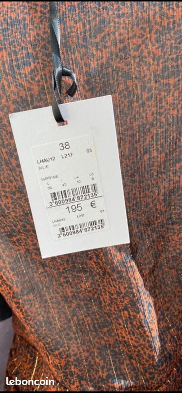 Top Blanc Et Noir Zapa Taille 38 – Neuf Sans étiquettes, Jamais Porté