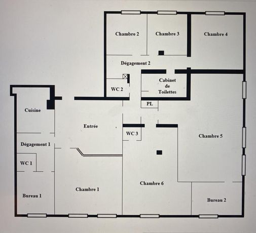 Appartement a louer paris-11e-arrondissement - 5 pièce(s) - 134 m2 - Surfyn