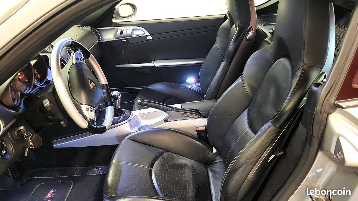 PORSCHE Cayman CAYMAN S 3.4 295CV BV6 PACK CHRONO CUIR COMPLET VOLANT MULTIFONCTION (image 16)