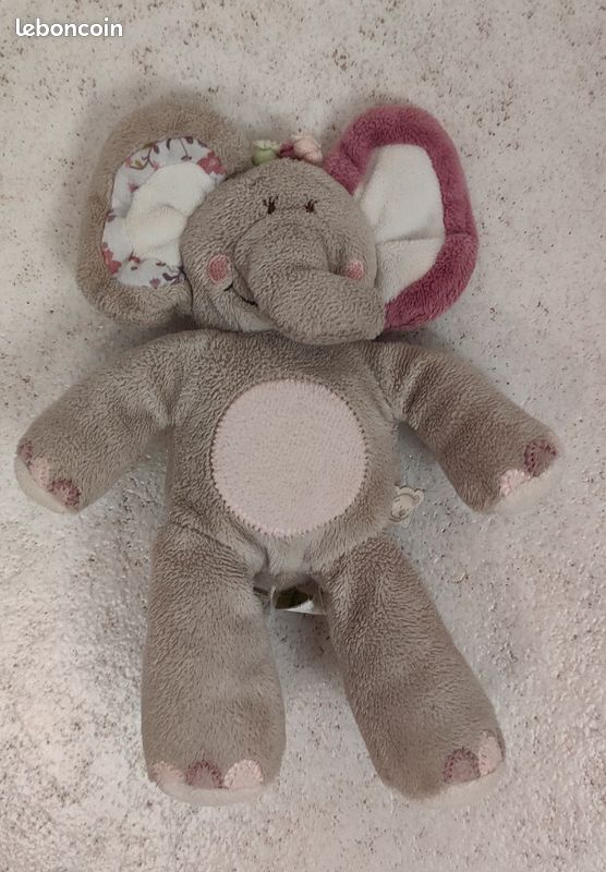 Doudou / Peluche NOUKIE'S Elephant Kali 19 cm (Doume) (image 6)