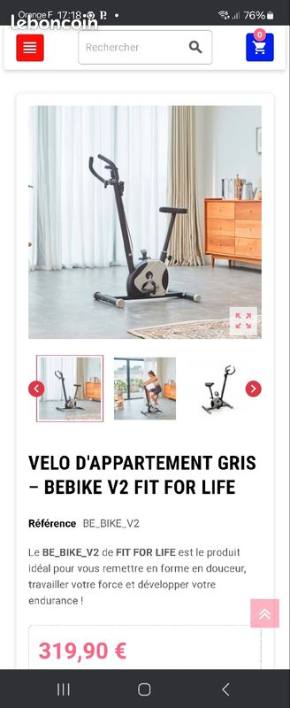 Vélo d appartement (image 1)