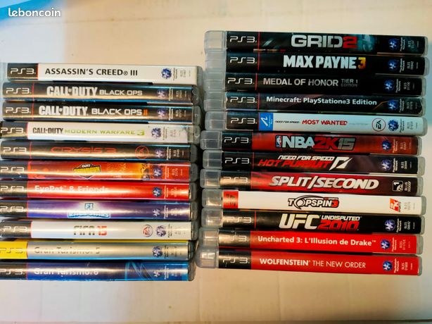 Lot De 7 Jeux Playstation 3 - Complet - Israel