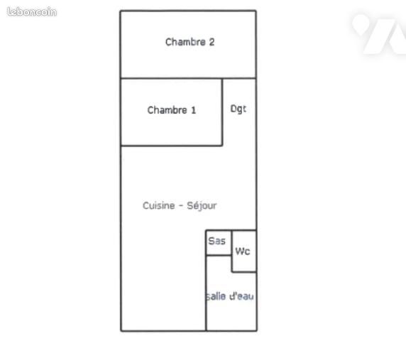 Appartement a louer blois - 3 pièce(s) - 63 m2 - Surfyn