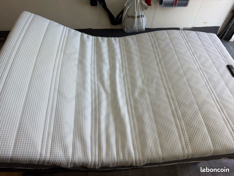 Lit sommier électrique+matelas 120x200 haut de gamme (image 7)
