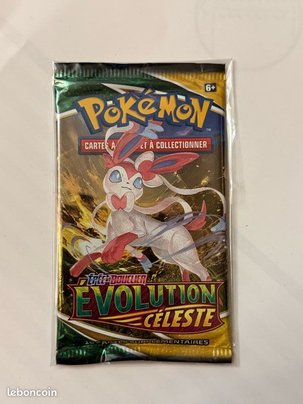 Booster Pokemon évolution Celeste Nymphali (Eb7) scellé Français + 1 carte mystère offerte (image 1)