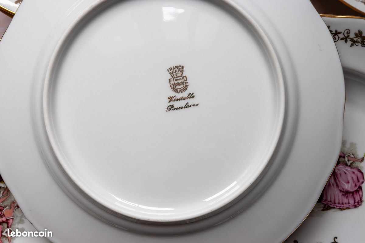 Service de table 38 pièces – Véritable Porcelaine de Chauvigny (image 3)