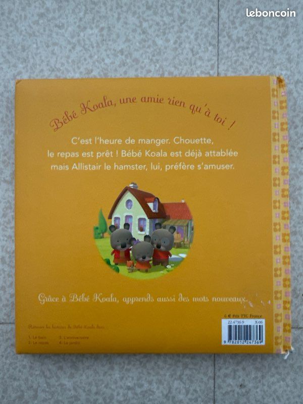 Livre : bébé koala - le repas (image 2)