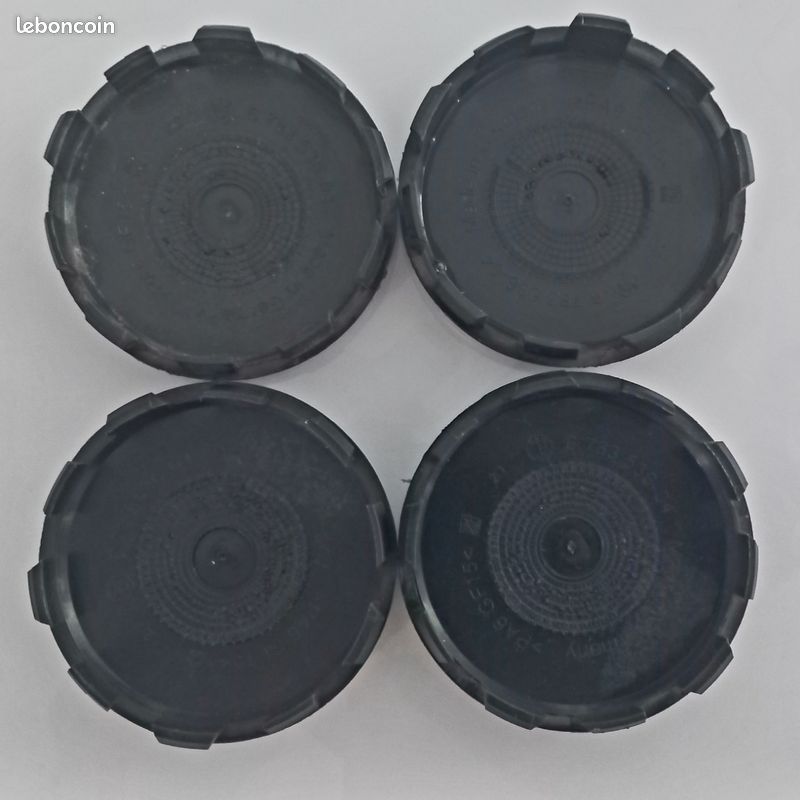 Biomar Labs Lot de 4 moyeux de roue en alliage de 68 mm