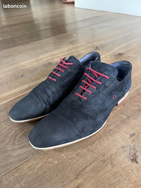 Bottines Minelli En Daim Gris Souris - Pointure 41 - Talon Carré 8 Cm - Occasion Bon état