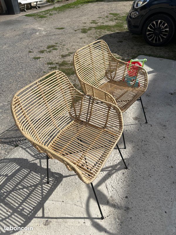Fauteuil en rotin (meuble et design) (image 3)
