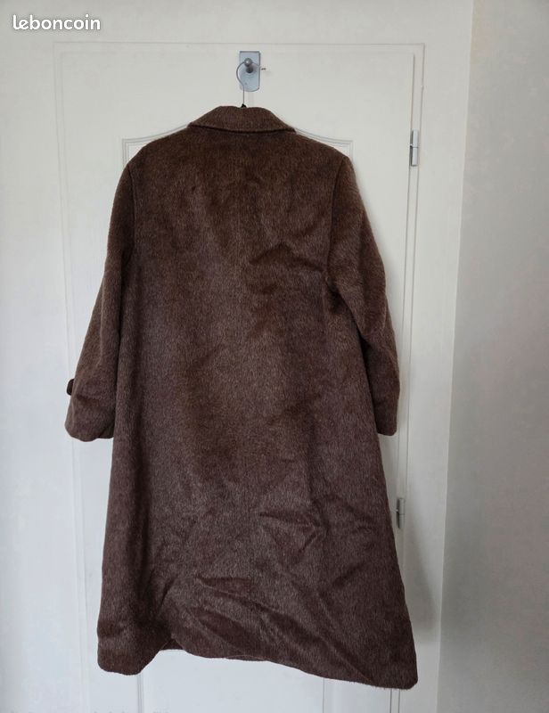 Manteau vintage laine lama (image 3)