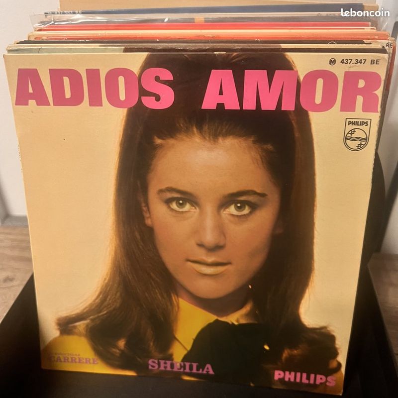 Sheila - Adios Amor - Vinyl 45 t (image 1)