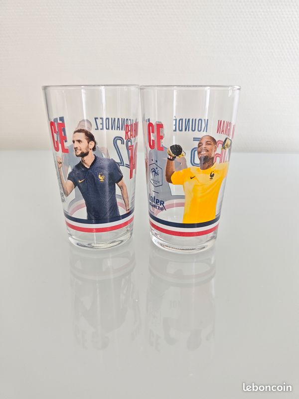 Verre Euro 2024 France - Hernandez / Rabiot - Intermarché