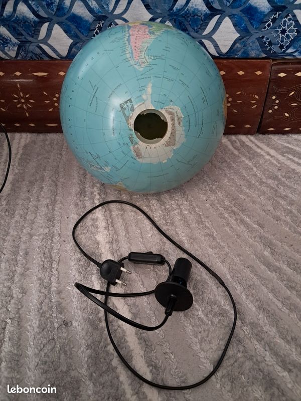 Globe terrestre lampe (image 4)