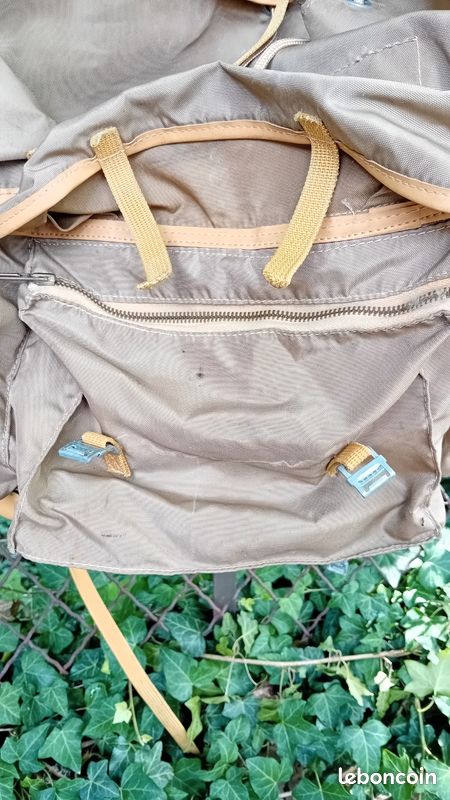 Sac à Dos Randonnée Vintage LAFUMA - Kaki Breveté SGSG - Scouts Alpinisme