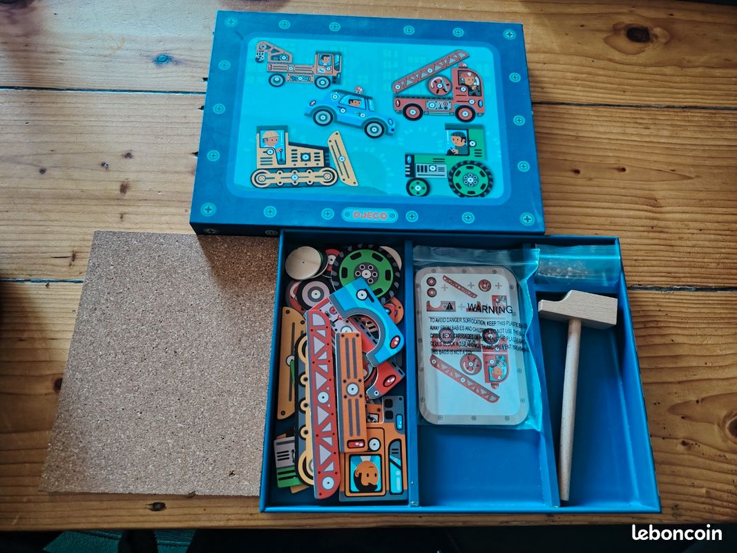 Djeco jeu de bricolage véhicule lot de 2 (image 1)