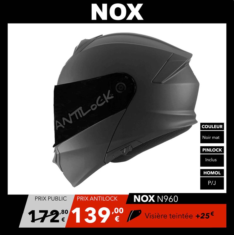 Nox Casque Modulable N960 Bluetooth Noir