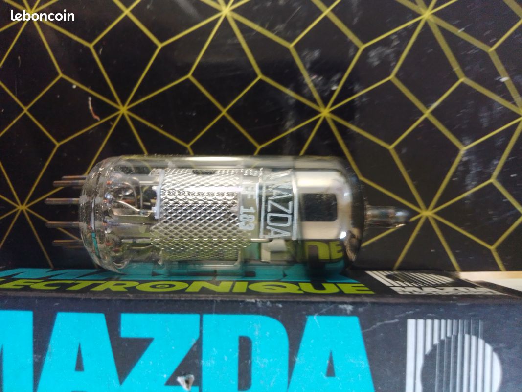 EF184 PHILIPS label vacuum tube valve lampe tested