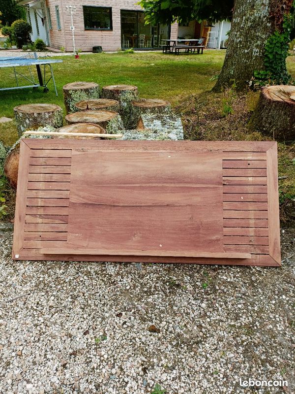 Bureau bois exotique ( plateau ) (image 3)