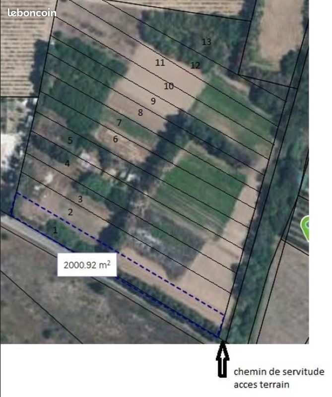 Terrain agricole · à Villeneuve-lès-Béziers · 20 000 €