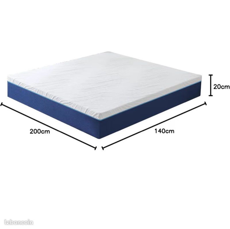 Lit avec matelas (image 3)