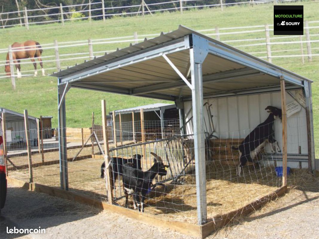 Charpente métallique Abri animaux (image 2)