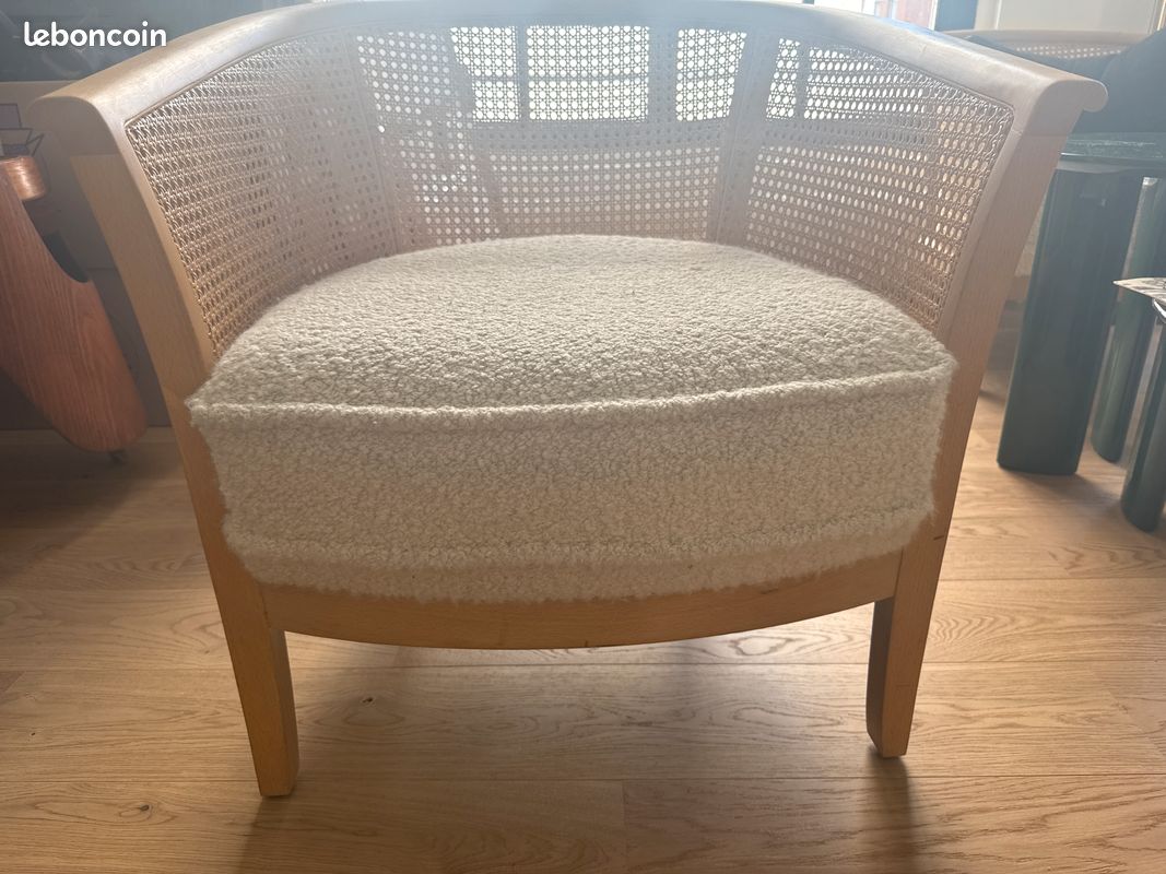 Fauteuils rotin pierre Frey (image 3)