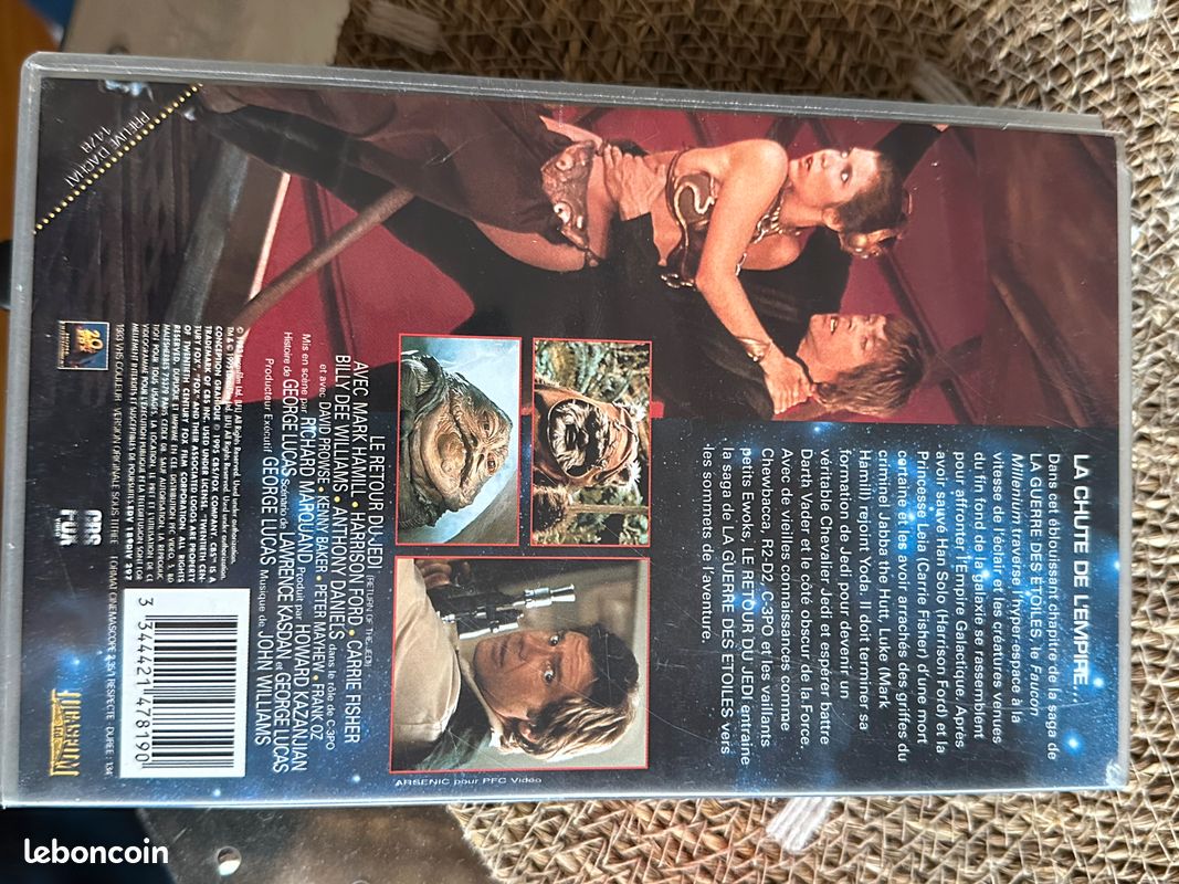 VHS Star Wars Le retour du Jedi version d’origine (image 2)