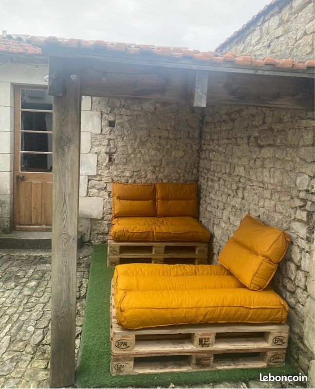 Palettes et coussins jardin (image 1)