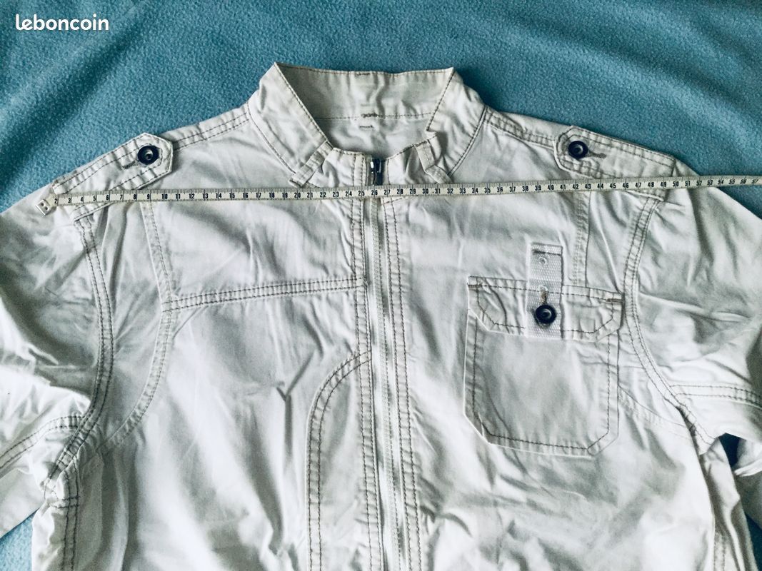 Blouson homme en toile taille S (image 8)