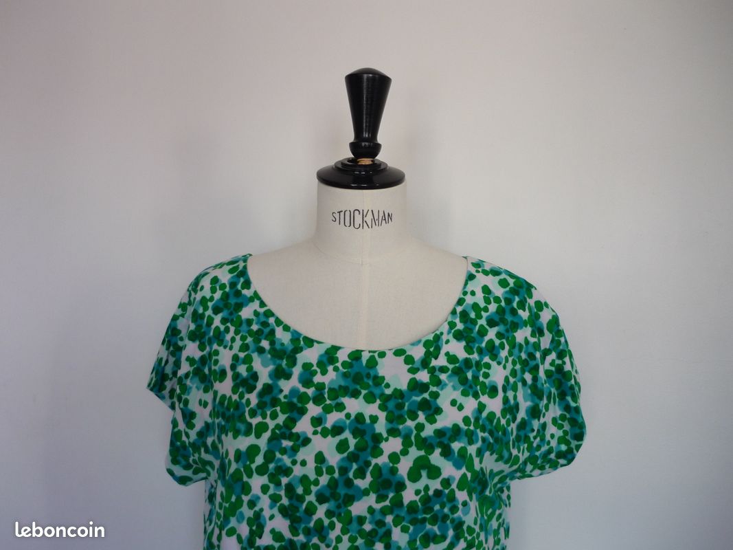 GAP - Robe verte 38, TBE (image 7)