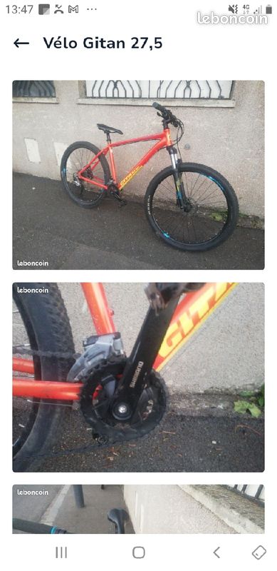 Vélo GITAN tail L (27.5) (image 2)